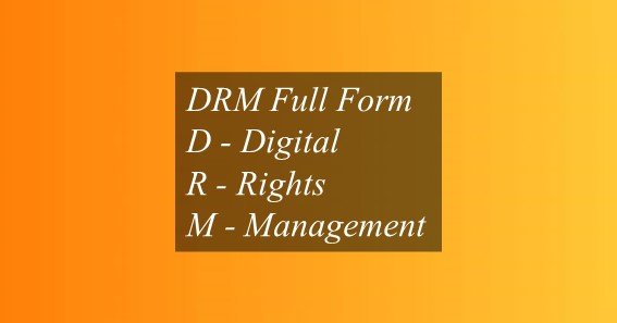 DRM Full Form