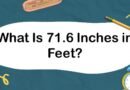 What Is 71.6 Inches in Feet
