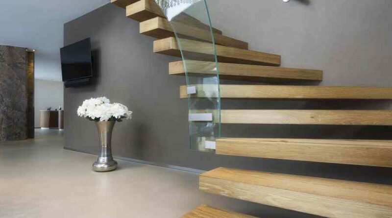 Innovative wooden staircase design for small spaces