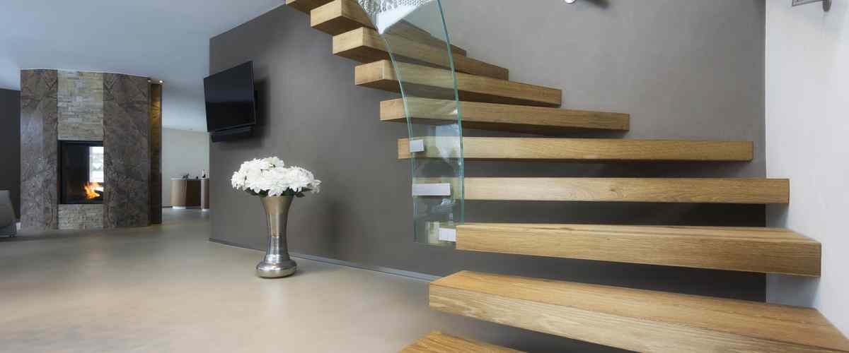 Innovative wooden staircase design for small spaces